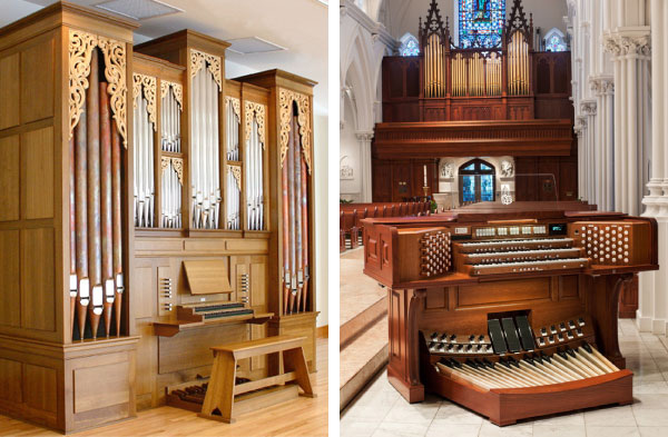 Organ Placements in Typical Buildings